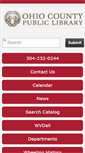 Mobile Screenshot of ohiocountylibrary.org